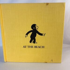 VTG 1988 CURIOUS GEORGE AT THE BEACH BY H.A REY AND MARGARET REY